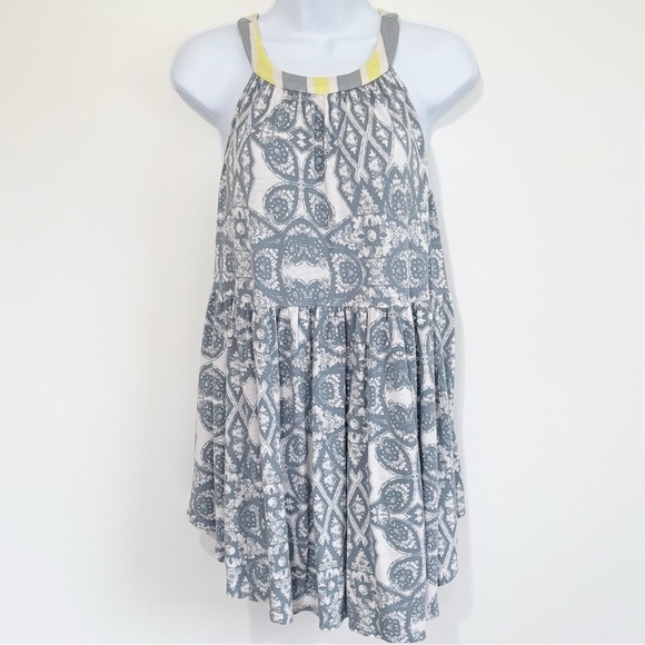 4/25$ Free People Halter Sleeveless Dress Womens Large - Picture 1 of 7